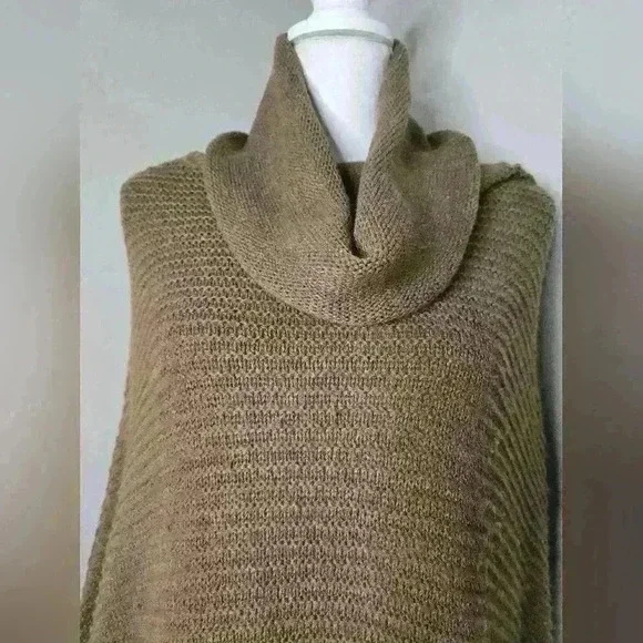 Merona Cowl Neck Sweater Poncho M/L - Picture 4 of 8